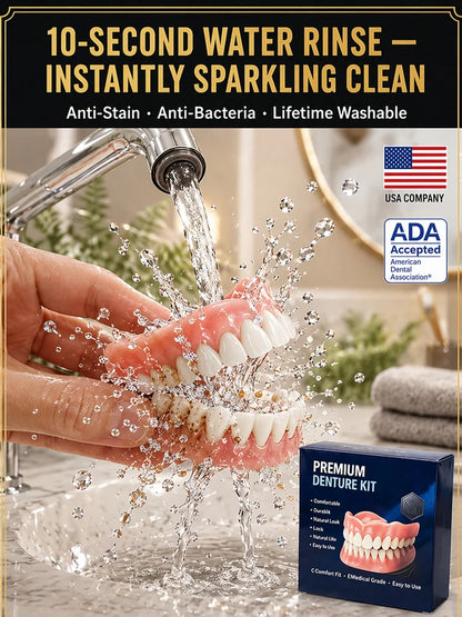 🌎Ends Today: 70% OFF! ⏰LUMIVO® Medical Full Denture with Strong Suctiond🦷Obtain American Dental Association (ADA) Certification