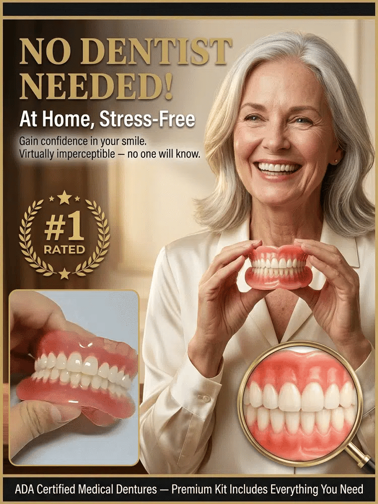 🌎Ends Today: 70% OFF! ⏰LUMIVO® Medical Full Denture with Strong Suctiond🦷Obtain American Dental Association (ADA) Certification