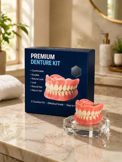 🌎Ends Today: 70% OFF! ⏰LUMIVO® Medical Full Denture with Strong Suctiond🦷Obtain American Dental Association (ADA) Certification