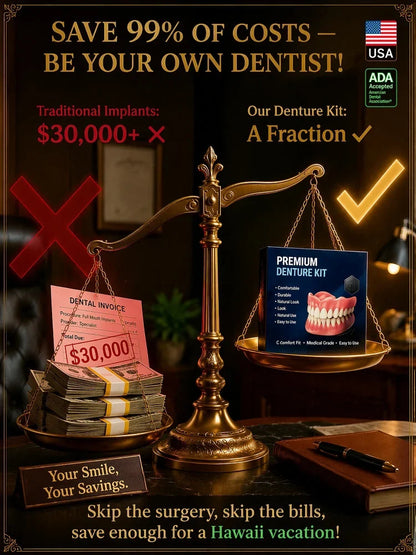 🌎Ends Today: 70% OFF! ⏰LUMIVO® Medical Full Denture with Strong Suctiond🦷Obtain American Dental Association (ADA) Certification